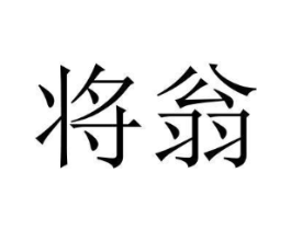 将翁商标原图 第25类服装鞋帽