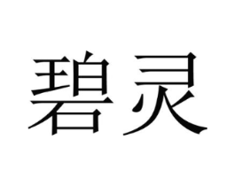 碧灵商标原图 第25类服装鞋帽