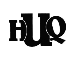 HUQ商标原图 第25类服装鞋帽