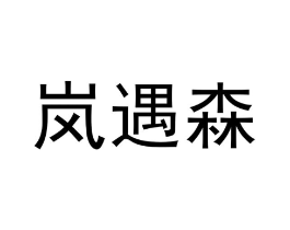 岚遇森商标原图 第25类服装鞋帽