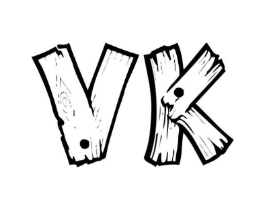VK商标原图 第25类服装鞋帽