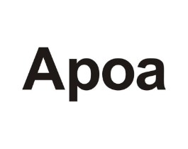 APOA商标原图 第25类服装鞋帽