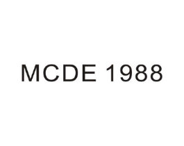MCDE 1988商标原图 第25类服装鞋帽