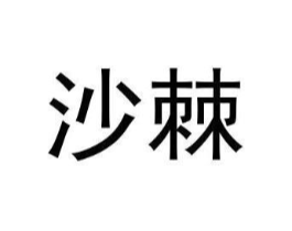 沙棘商标原图 第25类服装鞋帽