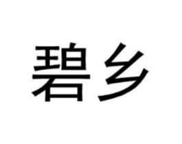 碧乡商标原图 第25类服装鞋帽