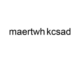 MAERTWH KCSAD商标原图 第25类服装鞋帽