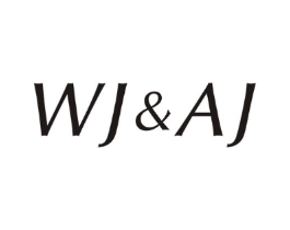 WJ&AJ商标原图 第25类服装鞋帽