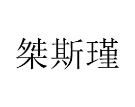桀斯瑾商标原图 第25类服装鞋帽