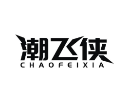 潮飞侠商标原图 第25类服装鞋帽