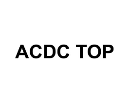 ACDC TOP商标原图 第25类服装鞋帽