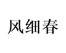 风细春商标原图 第25类服装鞋帽