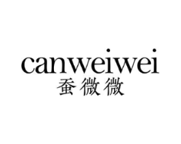 蚕微微商标原图 第25类服装鞋帽