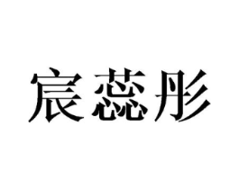 宸蕊彤商标原图 第25类服装鞋帽