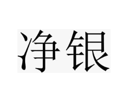 净银商标原图 第25类服装鞋帽
