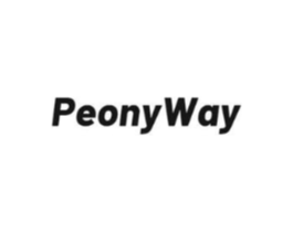 PEONYWAY商标原图 第25类服装鞋帽