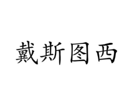 戴斯图西商标原图 第25类服装鞋帽
