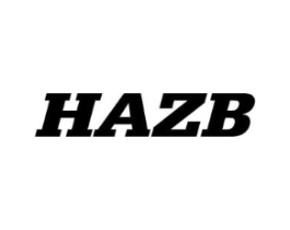 HAZB商标原图 第25类服装鞋帽