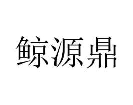 鲸源鼎商标原图 第25类服装鞋帽