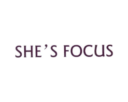SHE'S FOCUS商标原图 第25类服装鞋帽