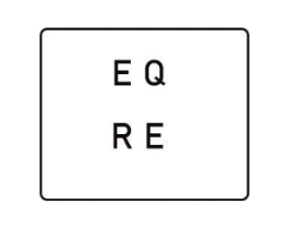 EQ RE商标原图 第25类服装鞋帽