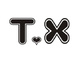 T.X商标原图 第25类服装鞋帽