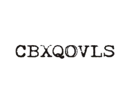 CBXQOVLS商标原图 第25类服装鞋帽