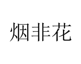 烟非花商标原图 第25类服装鞋帽