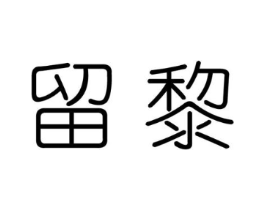 留黎商标原图 第25类服装鞋帽