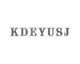 KDEYUSJ商标原图 第25类服装鞋帽