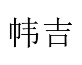 帏吉商标原图 第25类服装鞋帽