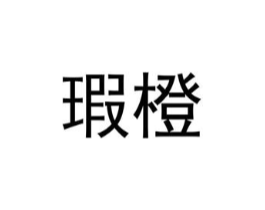 瑕橙商标原图 第25类服装鞋帽