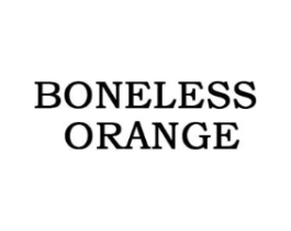 BONELESS ORANGE商标原图 第25类服装鞋帽