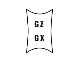 GZ GX商标原图 第25类服装鞋帽