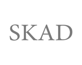 SKAD商标原图 第25类服装鞋帽