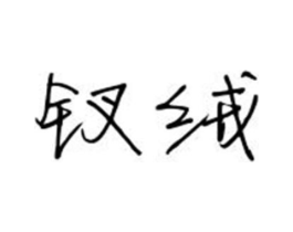 钗绒商标原图 第25类服装鞋帽