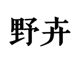 野卉商标原图 第25类服装鞋帽