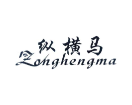 纵横马商标原图 第25类服装鞋帽