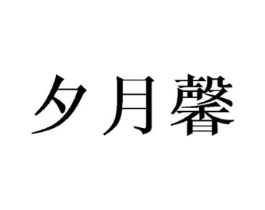 夕月馨商标原图 第25类服装鞋帽