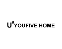 U5 YOUFIVE HOME商标原图 第25类服装鞋帽