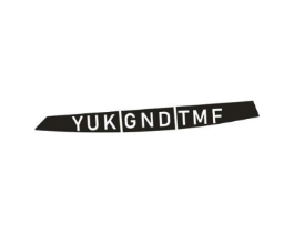 YUK GND TMF商标原图 第25类服装鞋帽