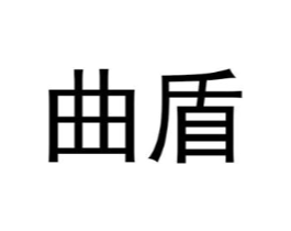 曲盾商标原图 第25类服装鞋帽