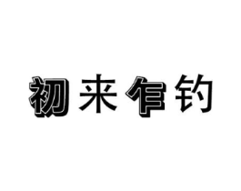 初来乍钓商标原图 第28类体育玩具