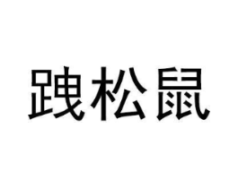 跩松鼠商标原图 第29类食品