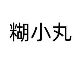 糊小丸商标原图 第29类食品