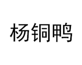 杨铜鸭商标原图 第29类食品