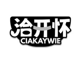 洽开怀 CIAKAYWIE商标原图 第29类食品