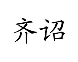 齐诏商标原图 第29类食品