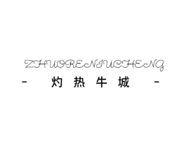 灼热牛城商标原图 第29类食品