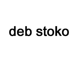 DEBSTOKO商标原图 第03类化妆品
