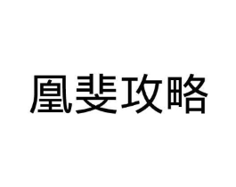 凰斐攻略商标原图 第03类化妆品